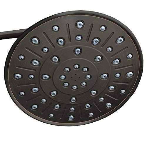 ShowerMaxx, Elite Series, 8 inch Round High Pressure Rainfall Shower Head, MAXX-imize Your Rainfall Experience with Easy-to-Remove Flow Restrictor Rain Showerhead