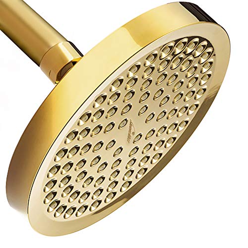 ShowerMaxx Premium Shower Head - Luxury Spa Rainfall High Pressure 6” | High Flow Rain Fixed Showerhead | Bring the Spa to Your Home