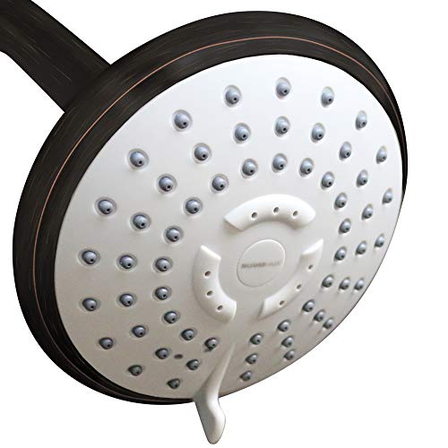 ShowerMaxx, Choice Series, 3 Spray Settings 4 inch Adjustable High Pressure Shower Head, MAXX-imize Your Shower with Easy-to-Remove Flow Restrictor Showerhead