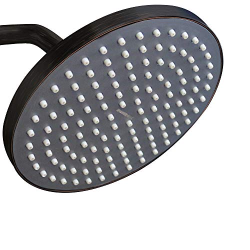 ShowerMaxx, Luxury Spa Series, 8 inch Round High Pressure Rainfall Shower Head, MAXX-imize Your Rainfall Experience with Easy-to-Remove Flow Restrictor Rain Showerhead