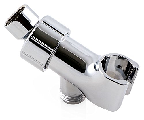 ShowerMaxx | Shower Head Holder | Showerhead Mounts for Handheld Showerheads | Arm Bracket with Swivel Ball Connector | Adjustable Universal 1/2 in Male Female Shower Heads Wall Mount