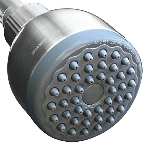 ShowerMaxx, Choice Series, 3 inch Ultra High Pressure Shower Head with Powerful Jets, MAXX-imize Your Shower with Easy-to-Remove Flow Restrictor, Replacement Showerhead