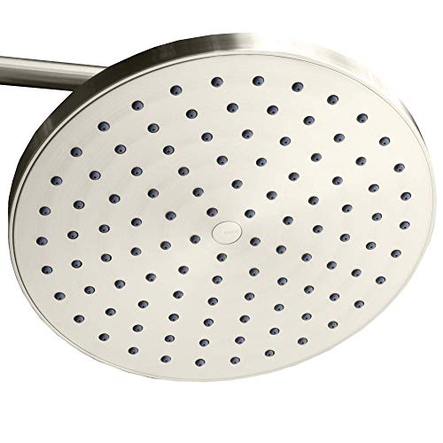 ShowerMaxx, Luxury Spa Series, 8 inch Round High Pressure Rainfall Shower Head, MAXX-imize Your Rainfall Experience with Easy-to-Remove Flow Restrictor Rain Showerhead