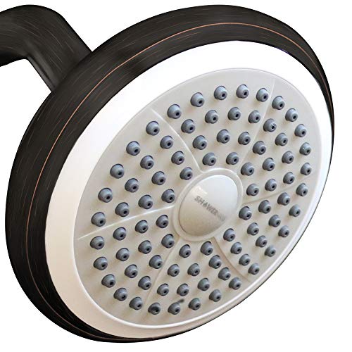 ShowerMaxx, Choice Series, 4 inch High Pressure Shower Head, MAXX-imize Your Shower with Easy-to-Remove Flow Restrictor, Replacement Showerhead